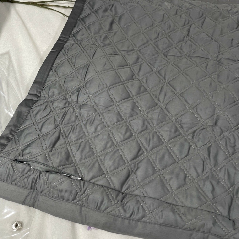 NIB [ 1 Standard‎ ] Double Diamond Quilted Pillow Sham for Hudson Park - Picture 8 of 12